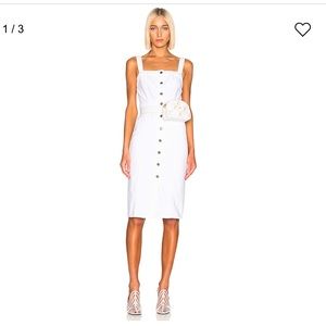 GRLFRND Revolve Petra Dress White XL